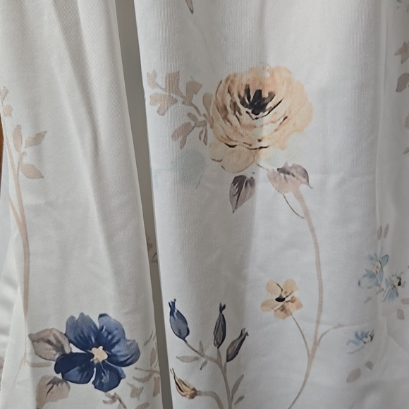 White Sun Dress With Floral Design - Picture 3 of 5